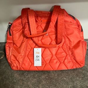 Lug pontoon 2 overnight bag Papaya Icepop NWT